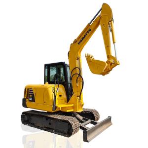 China Used Mini Excavator Komatsu PC56-7 Second Hand Crawler Digger 34.5KW Rated Power wholesale