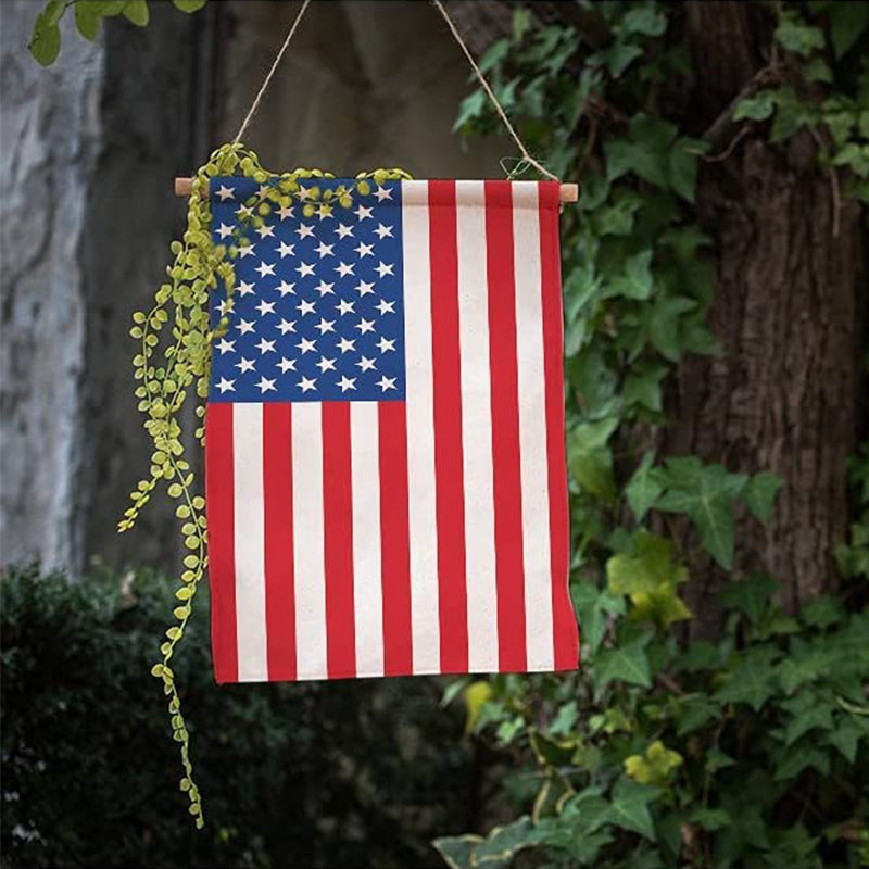 Colorful Holiday Decorative Garden Flags Height 93cm Sublimation Yard Flags