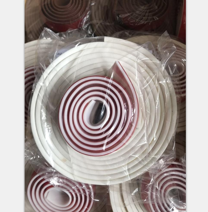 Black Silicone Door Weather Stripping Door Draft Stopper with Material Sample 5-7days