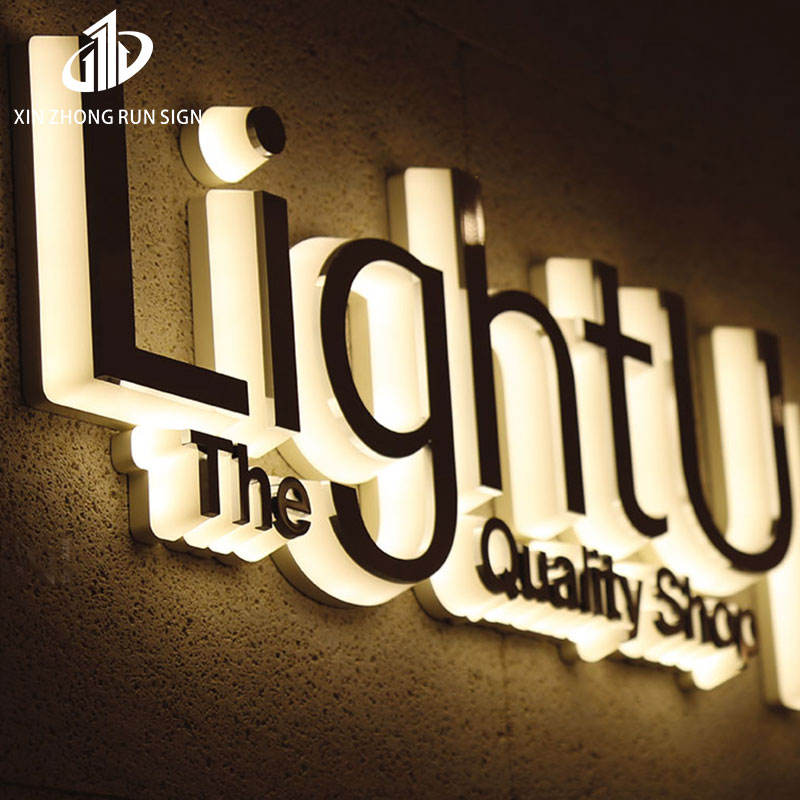 Wholesale Customizedm Led Luminous Building Signs Coffee Shop 3d Channel Letters Sign