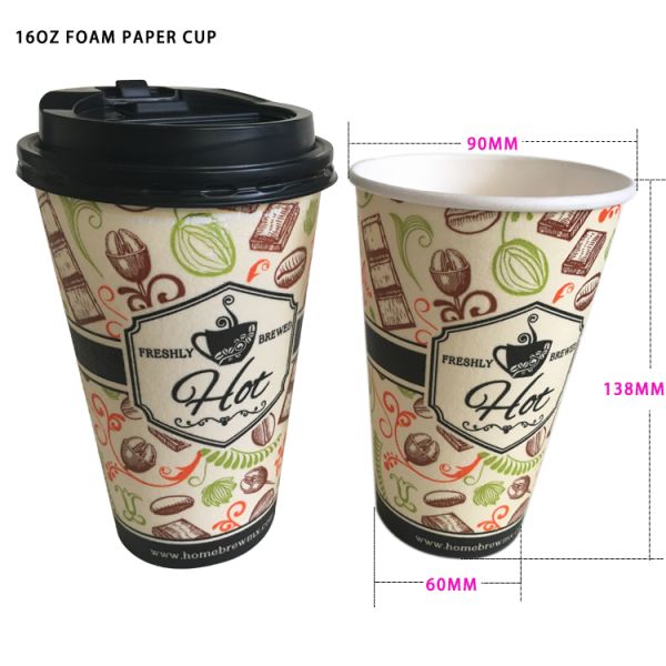 Disposable single wall Paper Cups with Dome Lids for ice Beverages