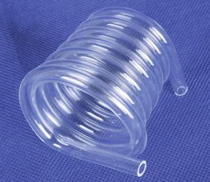 China 45mm Transparent Quartz Spiral Tube Quartz Elbow Condenser Tube wholesale