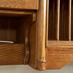 Artificial Stone 16mm Solid Wood Kitchen Cabinets 18mm Real Wood Kitchen Pantry