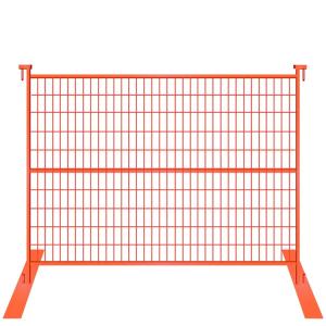 China Yellow Powder Coated Construction 6mm Canada Temporary Fence wholesale