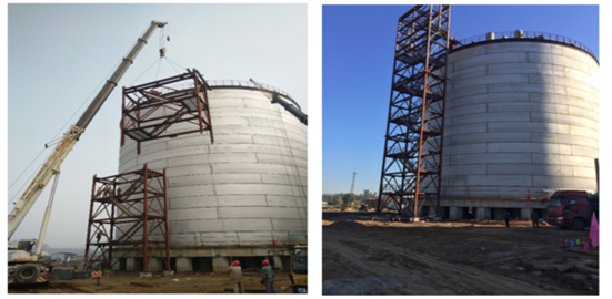 Cryogenic Storage Tanks Full Containment LNG Storage Tank ABAQUS Software