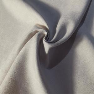 China 155gsm Polyester Faux Suede 75dX160d Woven Satin For Curtain wholesale