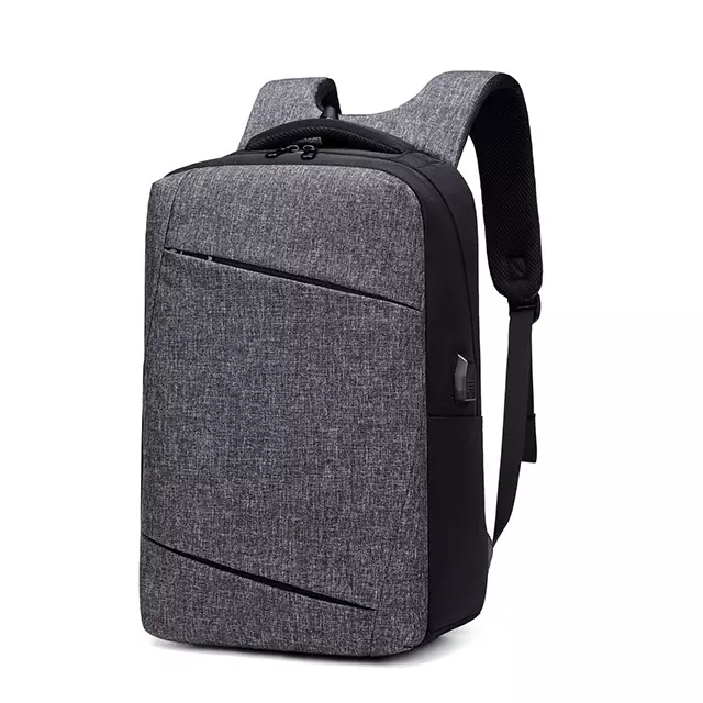 15.6 Inch USB Charge 19L Anti Theft Waterproof Men Backpack 0.7kg