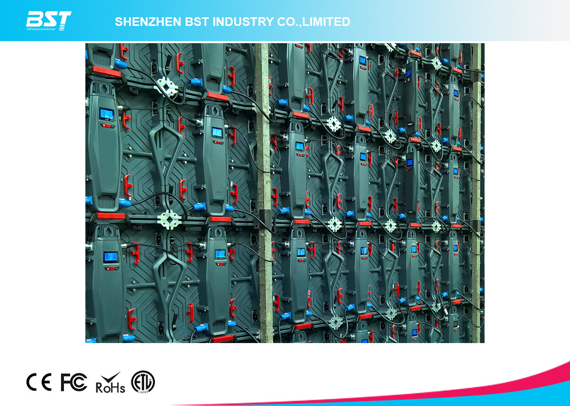 Commercial Rental Led Display Video Wall Screen With H 140°/ V 140° View Angle