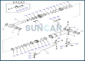 China 707-99-72061 7079972061 Boom Cylinder Service Kit Fits PC490-10 PC490LC-10 wholesale