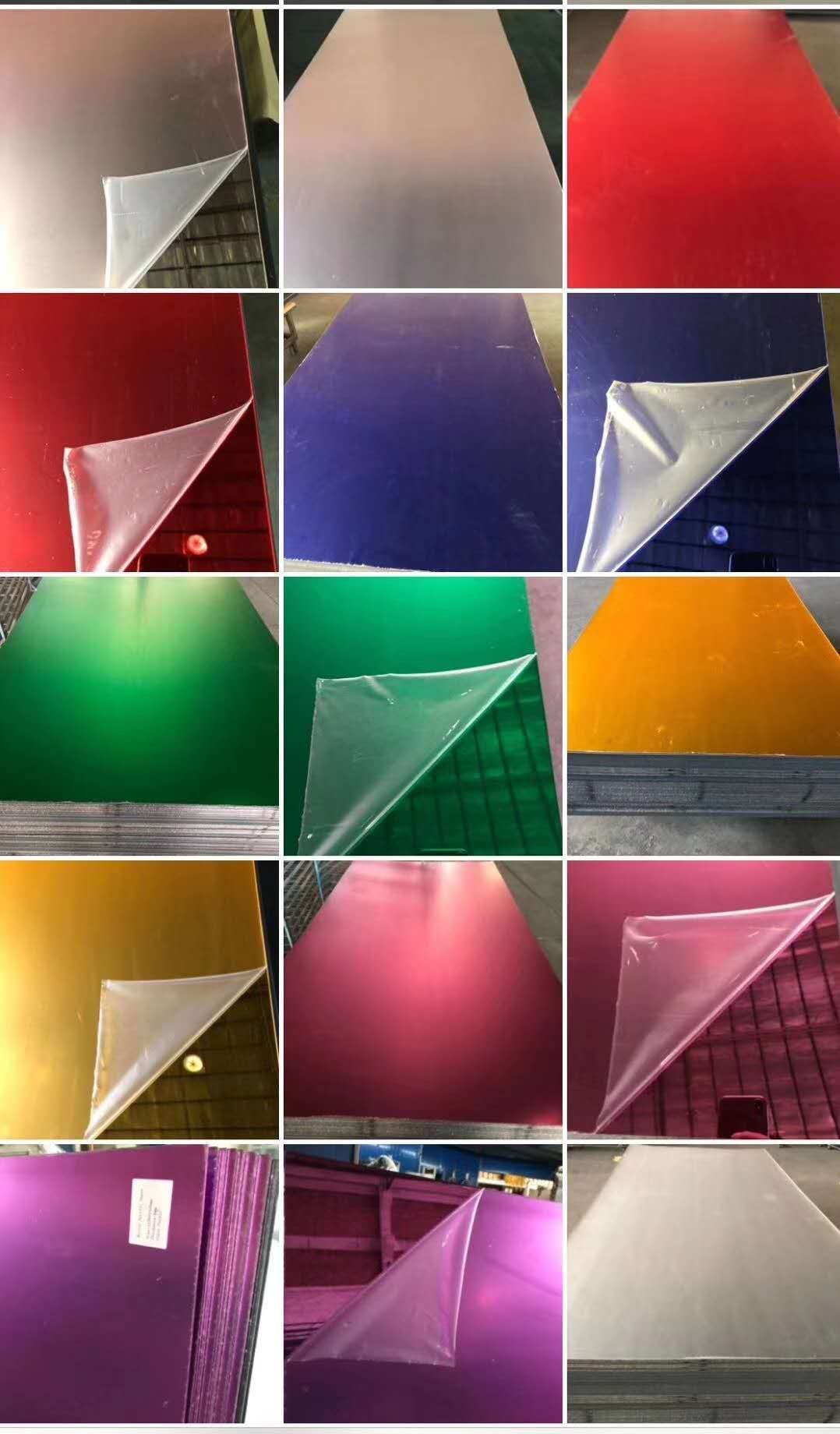 High Reflective Plexiglass Mirror Sheets 0.8-6mm Acrylic For Decoration