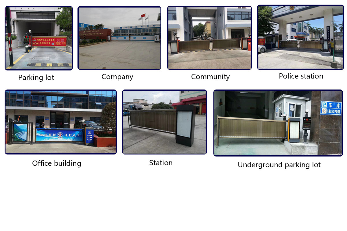 Security Car Auto Barrier Gate 150W DC24V For Parking System