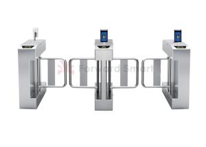 China Indoor Outdoor Entrance Barrier SS304 Swing Turnstile Gate wholesale