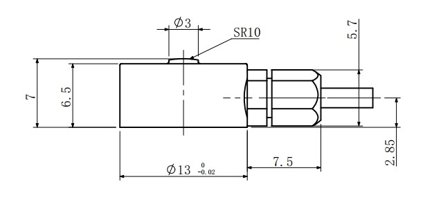 5-100kg Miniature Force Sensor 1.5mv/V 10kg Load Cell