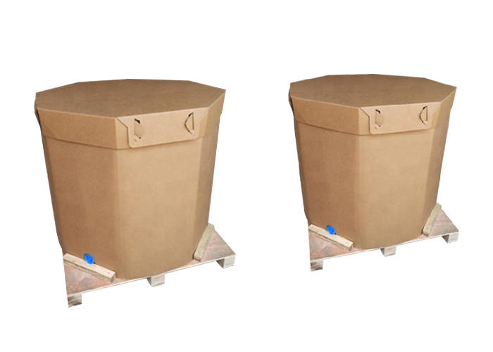 Plastic ISO Tank Paper IBC Container 1000L Foldable