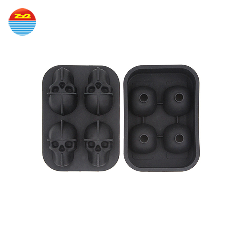 Non - Toxic Silicone Novelty Ice Cube Trays Baby Food Freezer Storage Tray