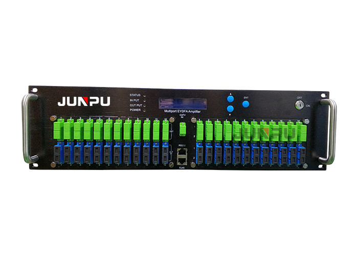 48 port High Power PON eDFA WDM 1550nm 13~23dBm, ftth fttx gpon