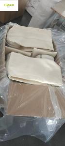 China Round Disc 550GSM Nomex Filter Bag With Stainless Steel Wire Mesh wholesale
