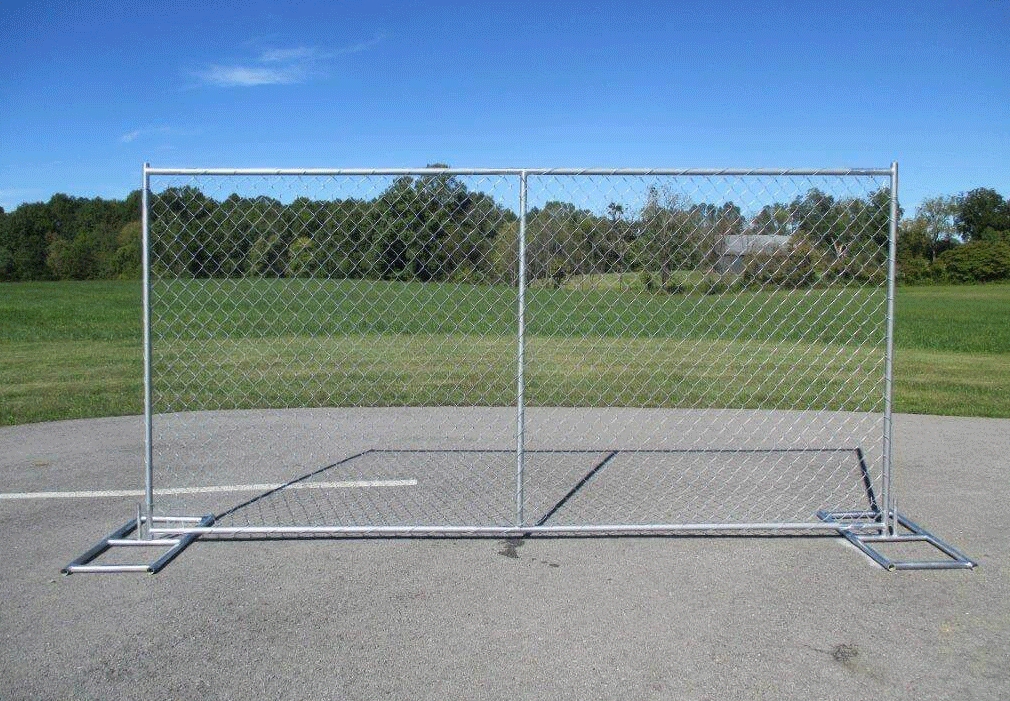 32mm O.D Security Temporary Outdoor Fence Corrosion Resistant
