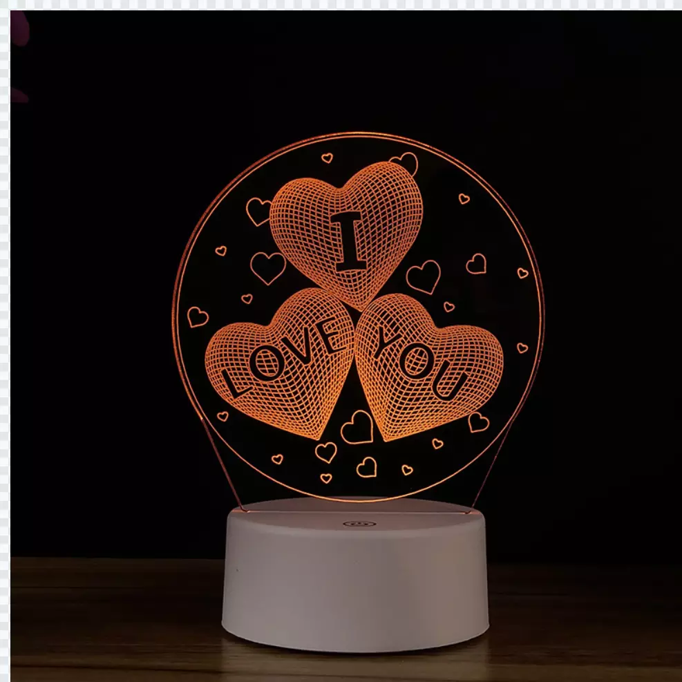 Changeable 188mm 3D Led Illusion Lamp Acrylic 3d Illusion Night Light