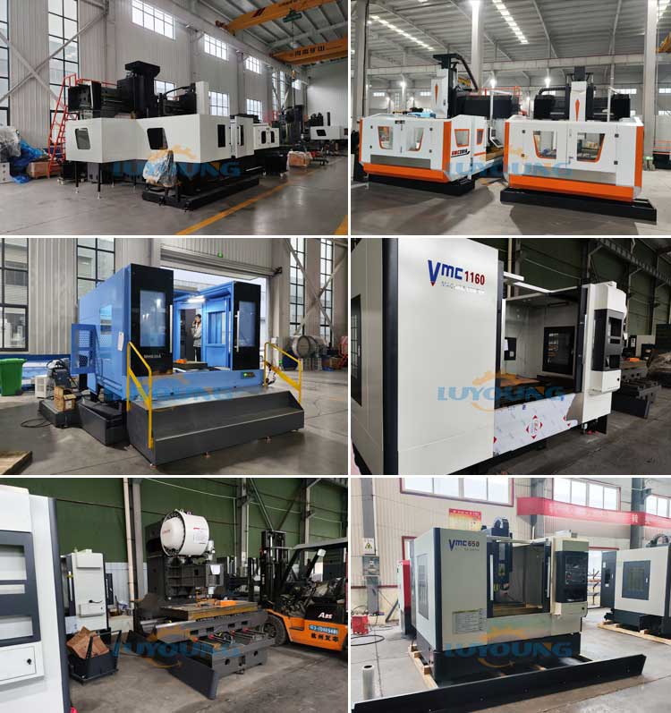 High Precision VMC850 Vertical Machining Center 5T Weight BT40 Spindle Taper