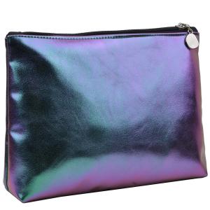 China Portable Holographic Women PU Makeup Organizer Bag wholesale