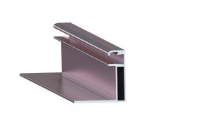 China Photovoltaic Anodizing Aluminum Solar Frame , Powder Coating Solar Panel Black Frame LP031 wholesale