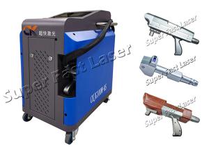 China Handheld Laser Cleaning Machine Clean Laser Rust Remover Energy Saving wholesale