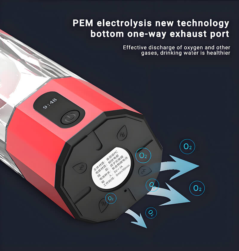 Tritan Hydrogen Generating Water Bottle 6000ppb Hydrogen Health Water Bottle