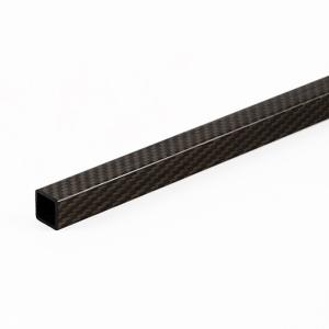 China Length 600mm 3K Full Carbon Fiber Square Tube Gloss Matt Surface wholesale