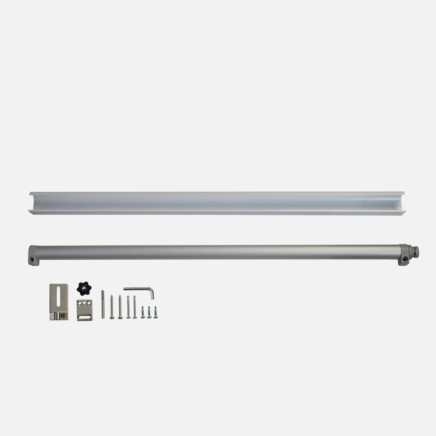 TAKY White Color 30-80kg Frameless Glass Sliding Door Closer for Customer Requirements