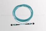 OM3 OM4 Fiber Push On Female to Male , MPO Fiber Optic Pigtail 12 to144 Core