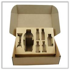China Recyled Kraft Paper Cardboard Mailer Box Packaging Black Printing wholesale