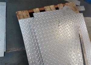 China Silt Edge Stainless Steel Checkered Plate 321 SS Chequered Plate 2000mm 2500mm Long wholesale