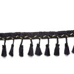 4.5cm 100% Polyester Curtain Tassel Fringe Trim