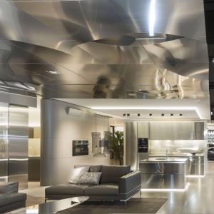 China Ceiling Mounted Commercial Grade Stainless Steel Ceiling Tiles For Hospitals wholesale