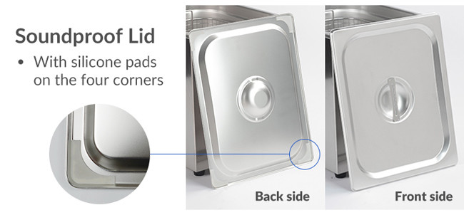 High Effiency Medical Ultrasonic Cleaner , Square SONIC Ultrasonic Cleaner 27L