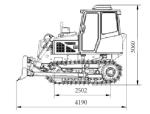 GT120 Agricultural Bulldozer Equipment Easy Operation With New Cab