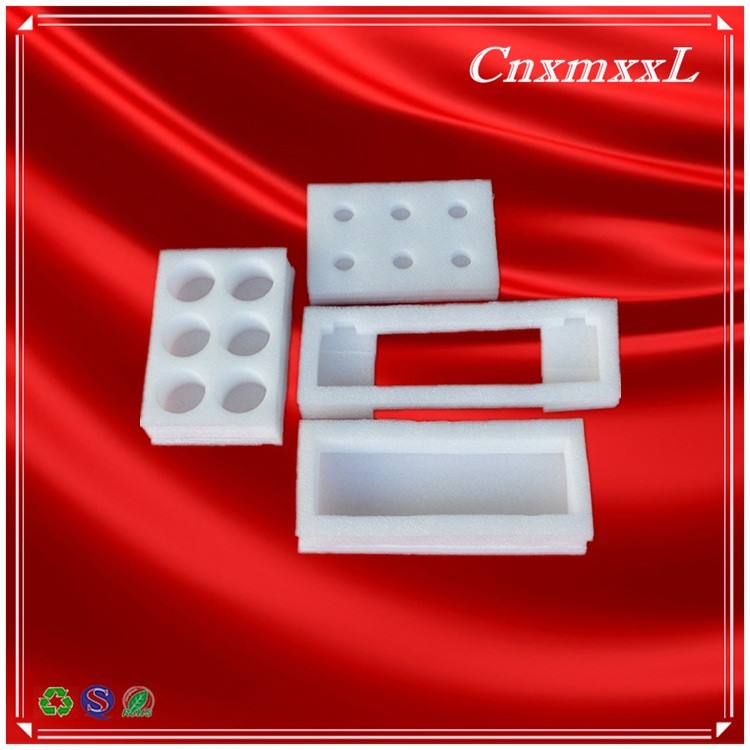 White High Density EPE Foam Packaging Styrofoam Shipping Box With Inserts