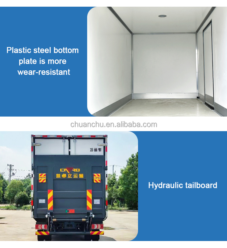 Gross Vehicle Weight 15-20T Faw Wide Body Refrigerated Truck for Meat and Frozen Food Delivery Diesel