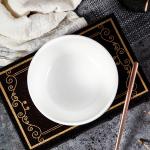 Round Minimalist Salad Small White Porcelain Bowls Dia 10cm Height 5.5cm