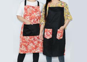 China Full Version Floral Fabric Couple 65 X 85cm Kitchen Cooking Apron wholesale