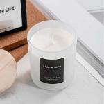 Home Birthday Wedding Atmosphere Luxury Glass Soy Wax Glass Jar Scented Candles