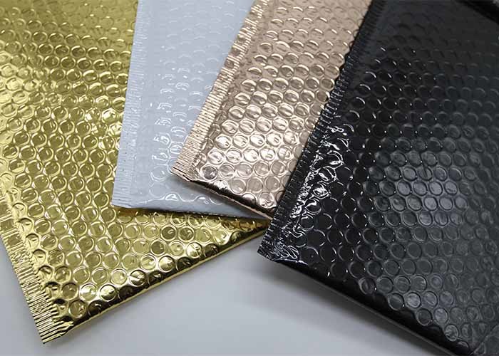 6x9 Colored Bubble Mailers , Foil Bubble Wrap Envelopes High Frequency Heat Seal