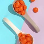 Blueberry Flavor Pectin Gummy Candy Lutein Esters Good For Eyes Gluten Free