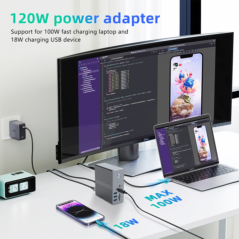 OEM/ODM Logo Thunderbolt Connection Hub for 4K Display Support and Beyond