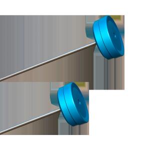 China 1.8m Water Pipeline Leak Detector Stick Aluminum Alloy Probe wholesale