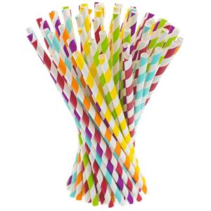 China Custom Food Grade Sustainable Paper Straws For Bubble Tea And Coffee Drinking wholesale