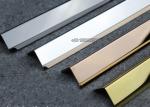 35mm Brushed Stainless Steel Corner Guards , SS Corner Guard For Five Star Hotel