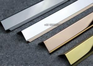 China 35mm Brushed Stainless Steel Corner Guards , SS Corner Guard For Five Star Hotel wholesale