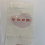 Non Woven Zipper Small Black Pants Booty Pants Ziplock Bag Towel Underwear
